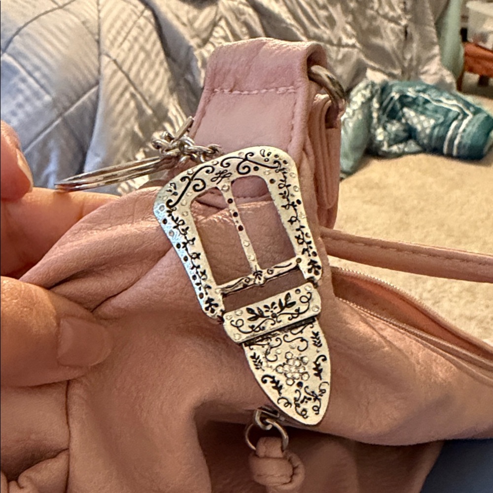 Elegant Pink Crossbody Bag - Picture 6 of 6